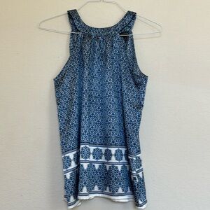 The Limited Blue Patterned Women’s Top Size Medium